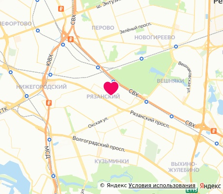 На карте