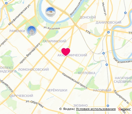 На карте