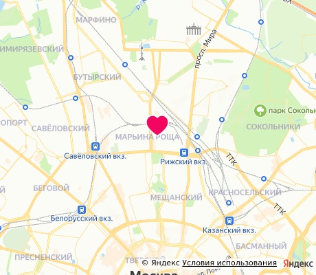 На карте