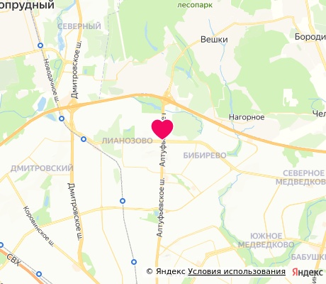 На карте