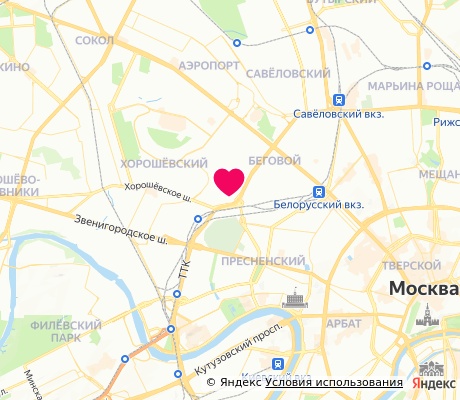 На карте