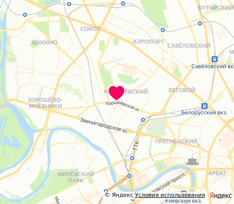 На карте