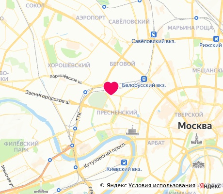 На карте