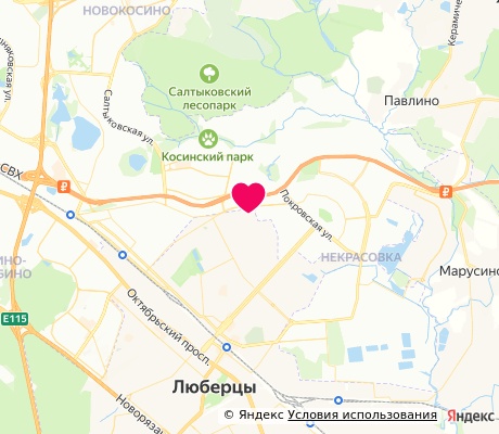 На карте